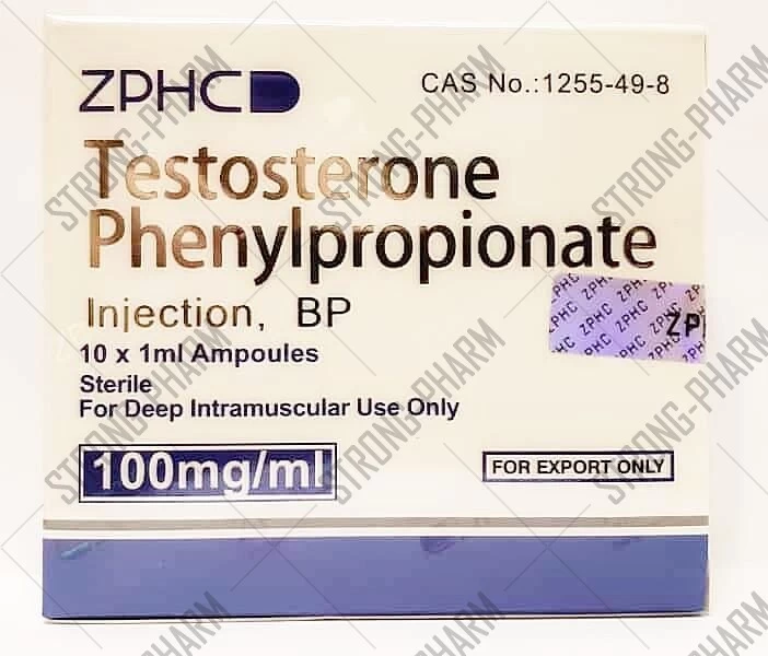 Testosterone Phenylpropionate ZPHC  (реплика) 100 мг/мл 10 ампул