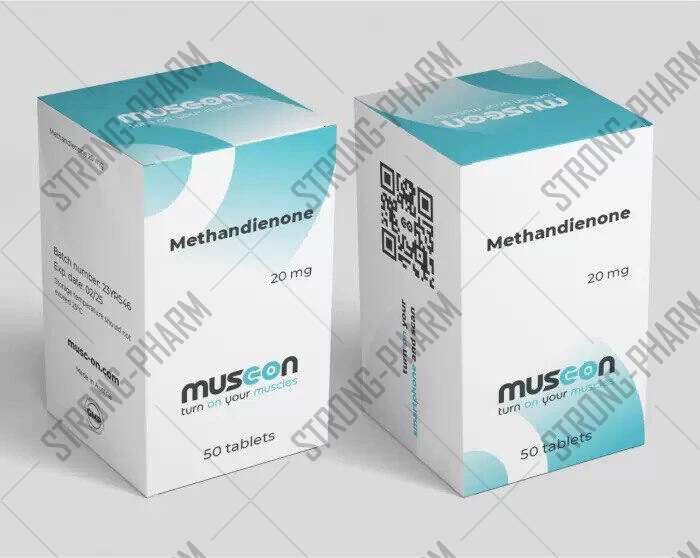 Methandienone MUSC ON 20 мг/таб 50 таблеток